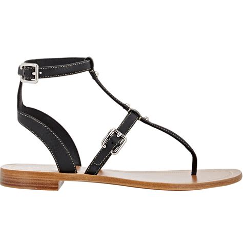 prada double buckle suede sandals